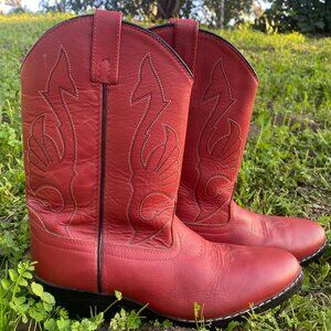 Masterson Boot Co. Red Cowboy Boots | Women’s Size 6 Western Boots